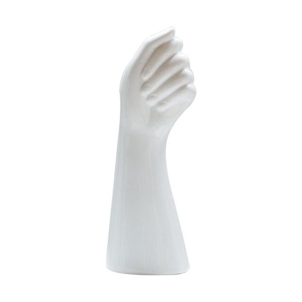 

vases simulation one-handed vase crafts creative ceramic body art nordic minimalist style home office deskdecor ornaments