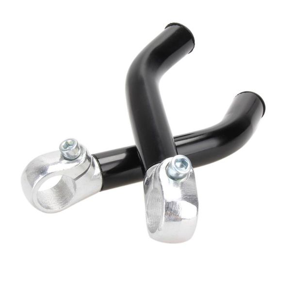 

bike handlebars &components 1pair anti slip ergonomic lock on mountain wear resistant bicycle bar ends 22.2mm aluminum alloy fatigue relieve