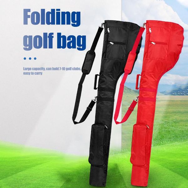 

golf training aids club carrier bag durable stick container lightweight large capacity comfortable gun bags sport accessories