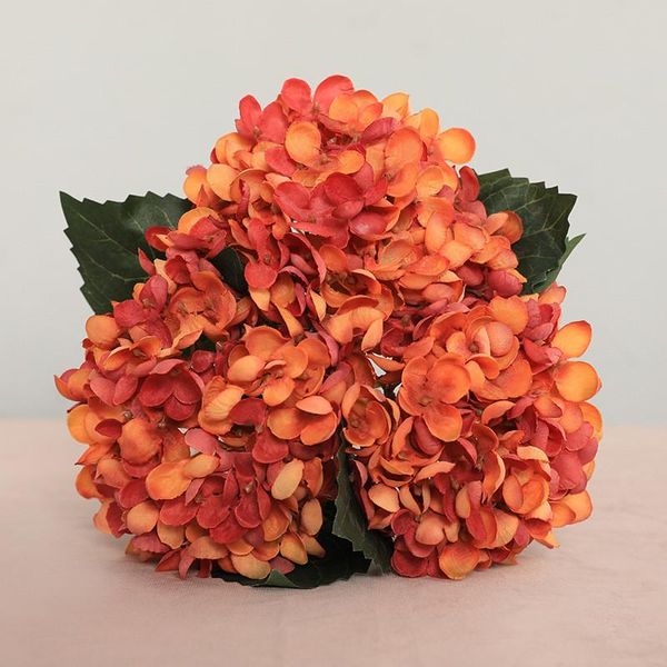 

decorative flowers & wreaths artificial hydrangea flower bouquet bunch decor fake