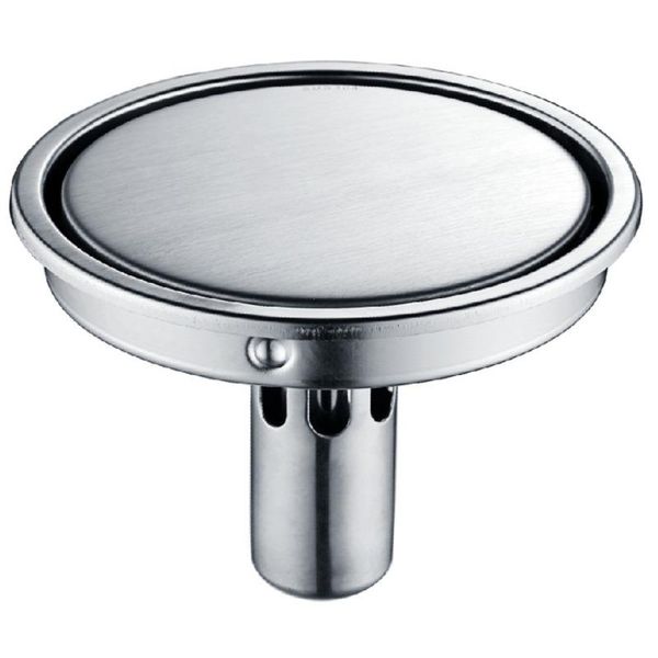 

other bath & toilet supplies 304 stainess steel bathroom floor drain round grate waste drainer filler invisible deep water version