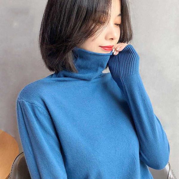 

women's sweaters turtleneck bottoming women sweater autumn winter long sleeve thicken pullover casual loose solid knitted jumper femal, White;black