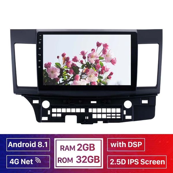 IPS DSP 4G 2din Car dvd radio Player Per Mitsubishi Lancer-ex 2008-2015 GPS audio stereo di navigazione multimediale wifi unità di testa