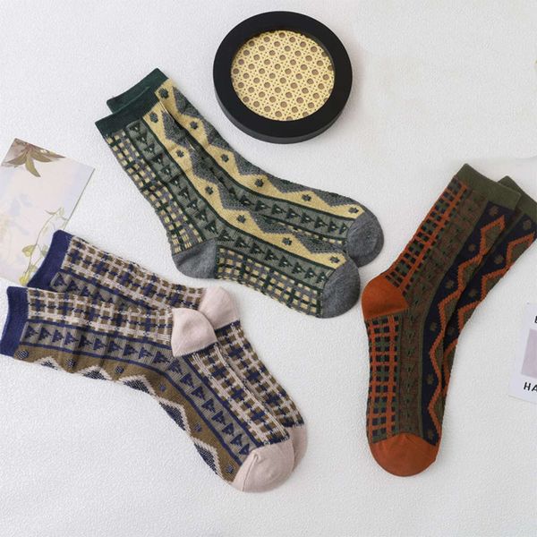 

double way lattice thickened sweat absorbing autumn winter medium, Black;white