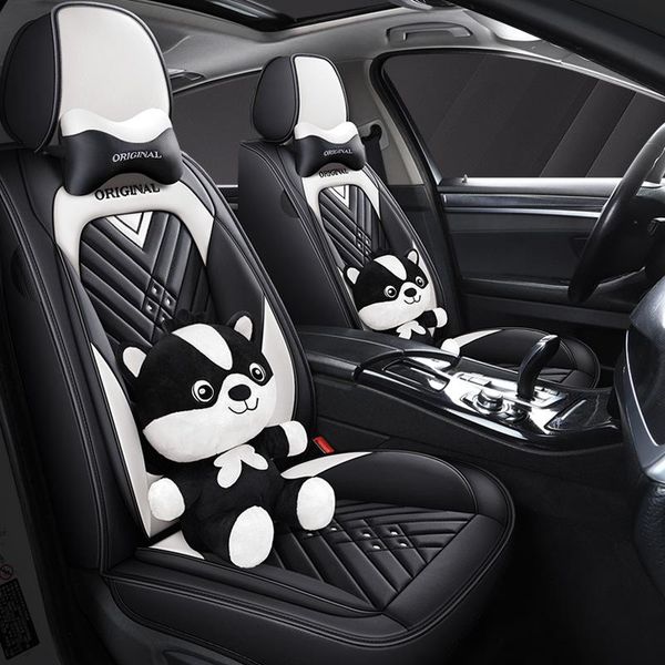 

car seat covers kalaisike leather universal for lada all model granta xray niva vesta xcode 4x4 vision concept auto styling