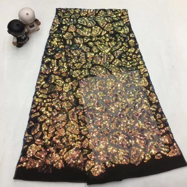 

ribbon arrival 2021 african nigerian sequins tulle lace fabric fashion french for dress ts9032, Pink;blue