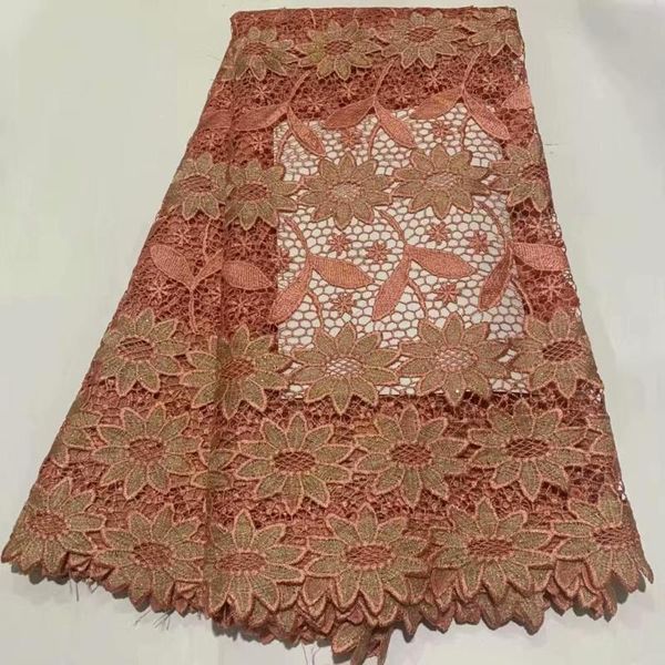 

ribbon african lace fabrics for party dress nigerian french swiss voile laces fabric with rhinestones 100% polyester 5 yards 40 weaving, Pink;blue