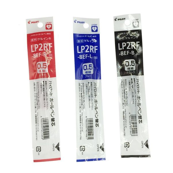 

pilot juice pen refill lp2rf-8ef gel 0.5mm refills, Black;red