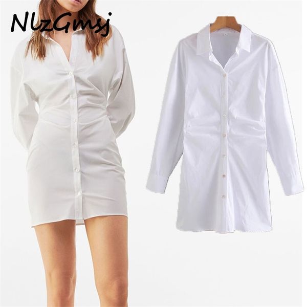 

dress loose office lady turn down collar party vestido long sleeve elegant girls causal outfits 04 210628, Black;gray