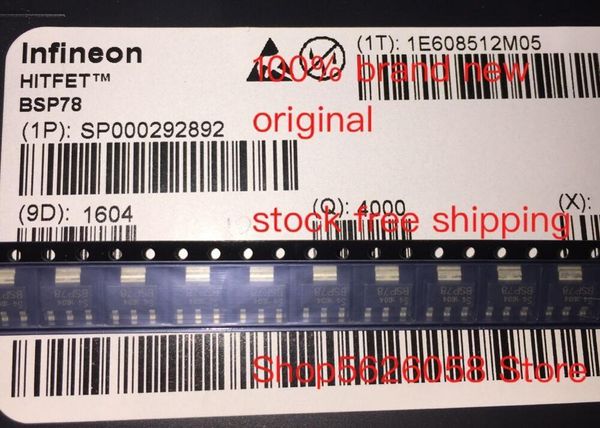 

smart power plugs bsp78 100% original sot-223 10pcs-100pcs/lot