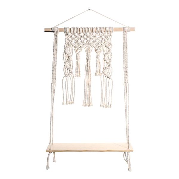 

tapestries gift hand made with tassels home decor wall hanging housewarming floating for plants living room art macrame shelf apartment