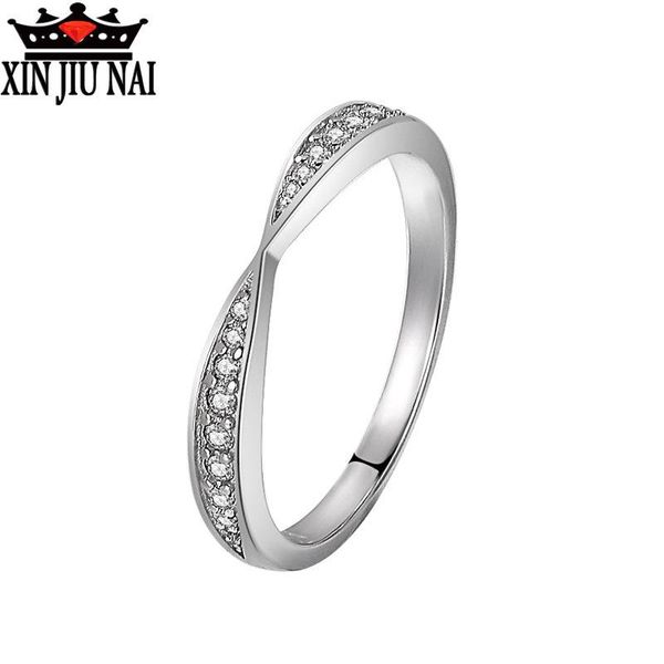 

cluster rings 925 sterling silver tie arm ring female small row drill broken finger girlfriends valentine's day gift nickles women, Golden;silver