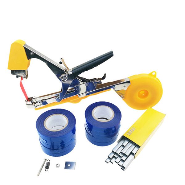 

plant tying machine tools set garden plants branch binding tool with tapes and nail for vegetable grape tomato cucumber pepper flower