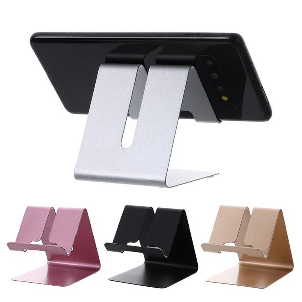 

cell phone mounts & holders 1pc aluminum holder portable metal stand cellphone tablet mobile support accessories