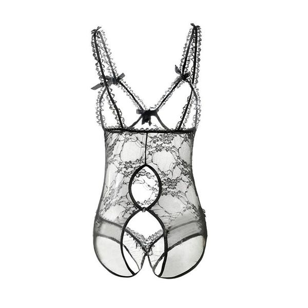 

bras sets plus size women lace lingerie transparent babydoll dress erotic costumes nuisette s  l xl 2xl 3xl open bra crotch, Red;black