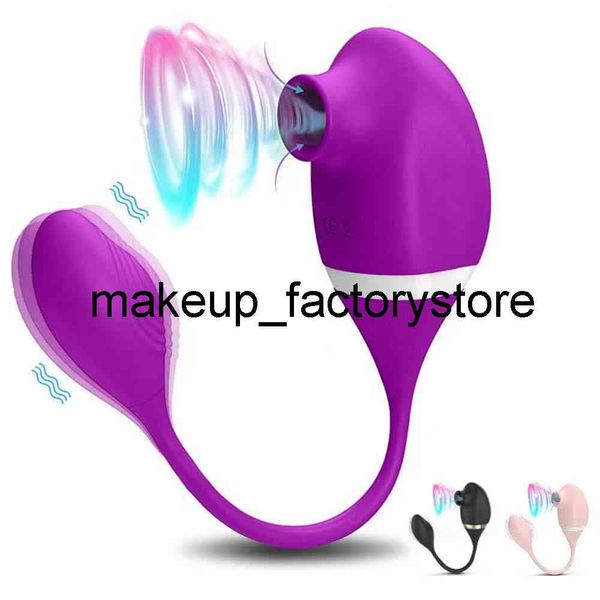 Massaggio Potente vibratore per succhiare il clitoride Giocattoli del sesso per le donne Clit Sucker Stimolatore del clitoride Vibrante Love Egg Goods per adulti 18