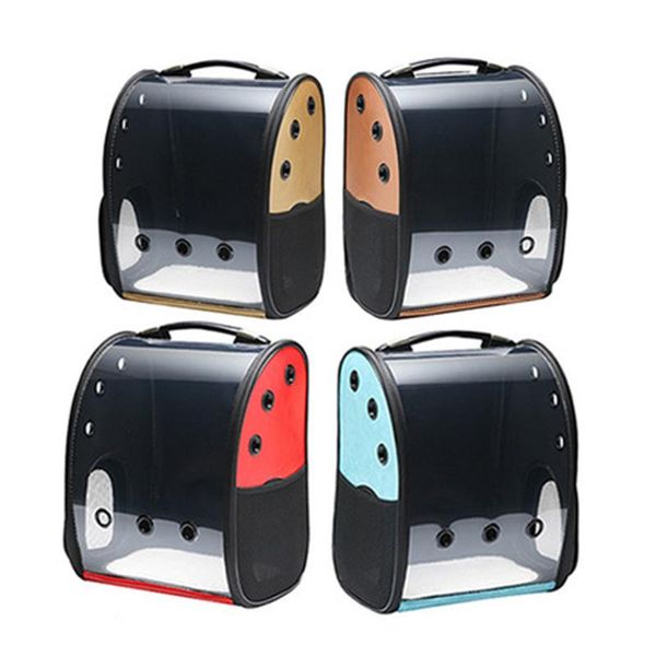

cat carriers,crates & houses pet carrier backpack breathable space spaces bag portable puppy outdoor hiking for 7 colors