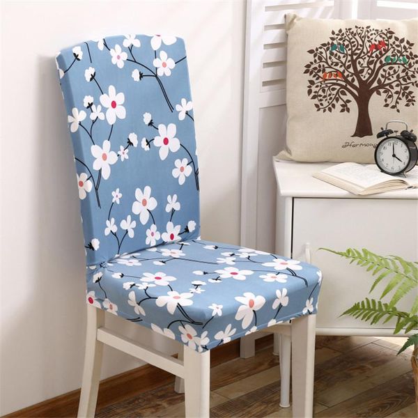 

chair covers 1/2/4/6pcs leaf flower heart stretch home decor dining cover spandex decoration covering office banquet el