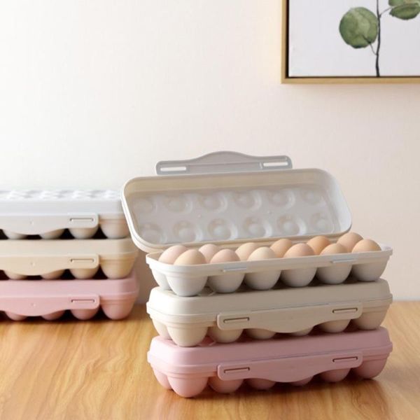 

18/12 egg tray snap type covered holder storage dispenser stackable box kitchen bottles & jars