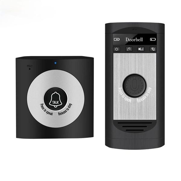 

proker 2.4g wireless intercom doorbell home mobile voice waterproof support two-way doorbells