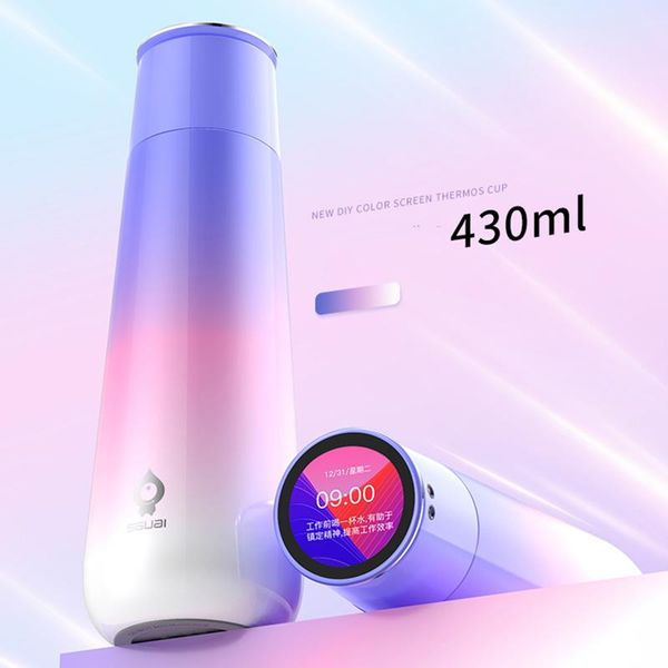 

water bottles temperature bottle aesthetic digital gift app luxury sport designer coffee garrafa termica home garden zz50bb