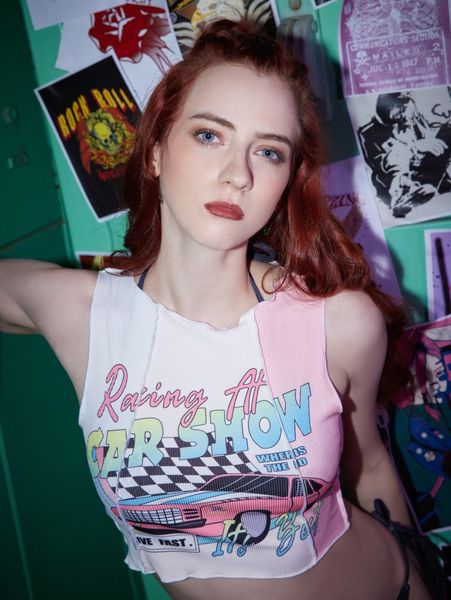 

romwe cartoon print cover up p1up#, White;black