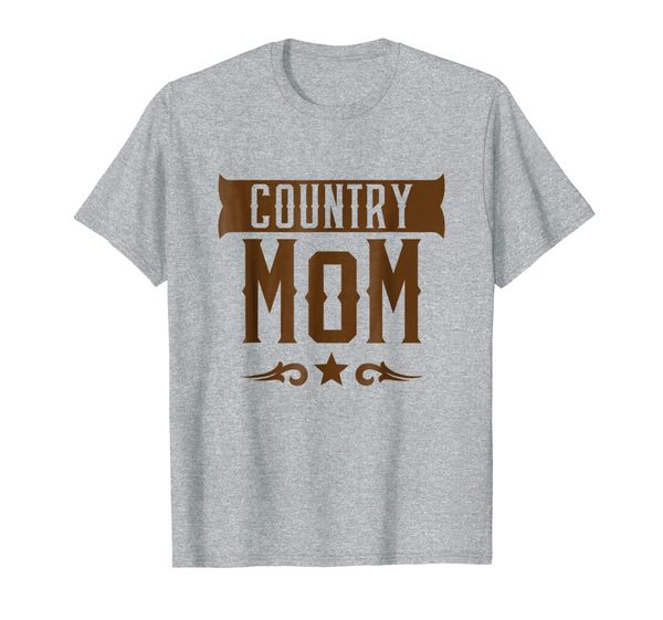 

country mom - country family rodeo concert t-shirt, White;black