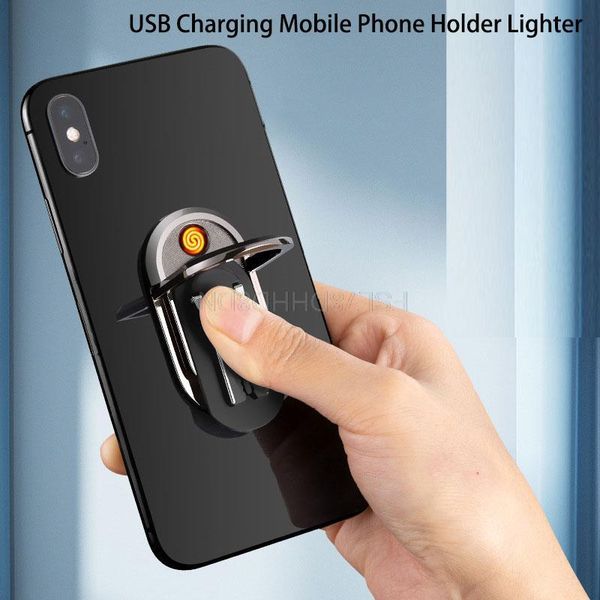 

cell phone mounts & holders usb cigarette lighter bracket keychain accessories 5 colors holder