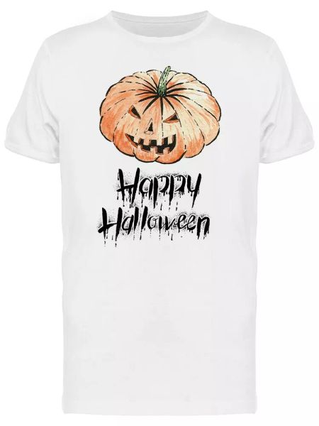 

Happy Halloween Old Pumpkin Men's Tee -Image by Shutterstock, White;black