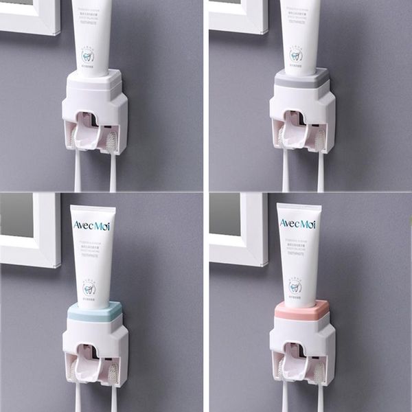 

toothbrush holders automatic toothpaste dispenser lazy squeezer bathroom accessories creative holder squeezing