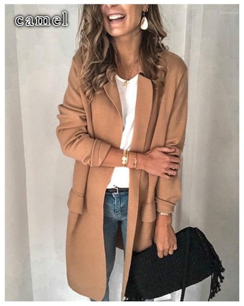 

long sleeve fashion women's autumn coats jackets female cotton wool warm winter out wear, Black;brown