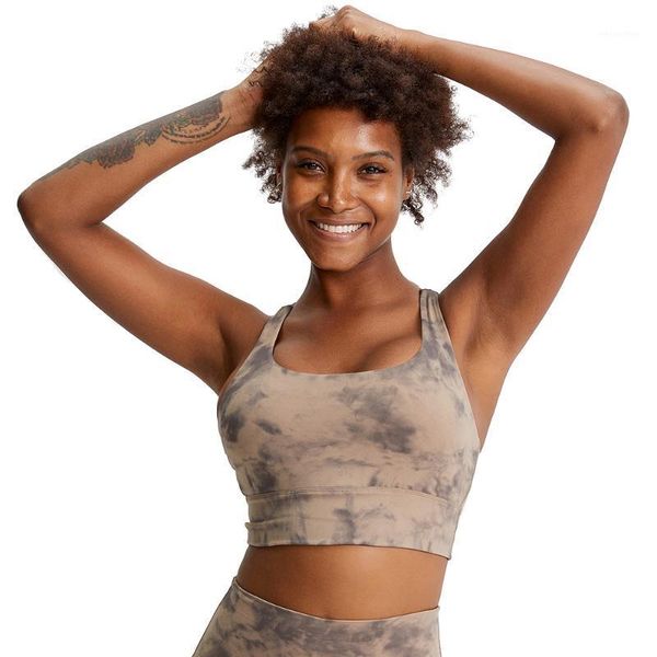 

yoga outfit lukitas sports bra cross straps back push up high impact nylon underwear workout running gym crop women fitness s-2xl