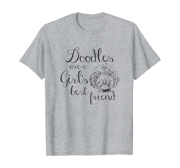 

Doodles are a Girl' Best Friend Golden Labradoodle t-shirt, Mainly pictures