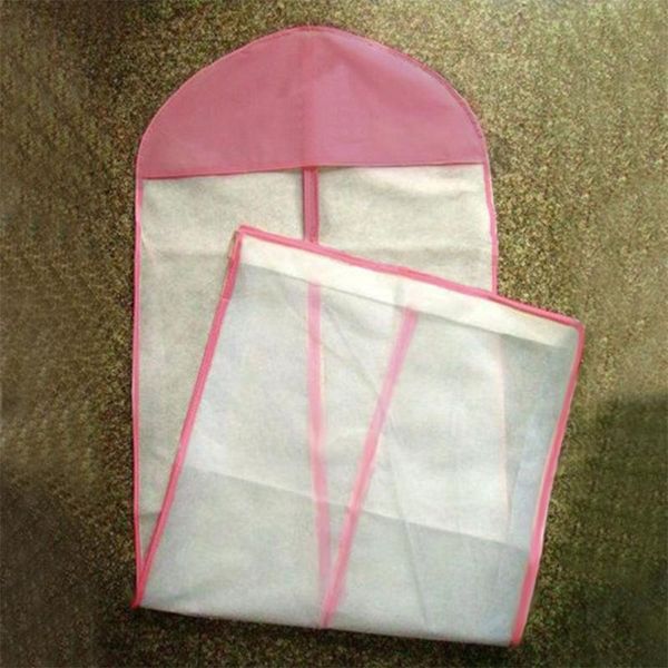 

storage bags zipper reusable closet home bridal wedding dress protector accessories non-woven fabrics durable dustproof cover