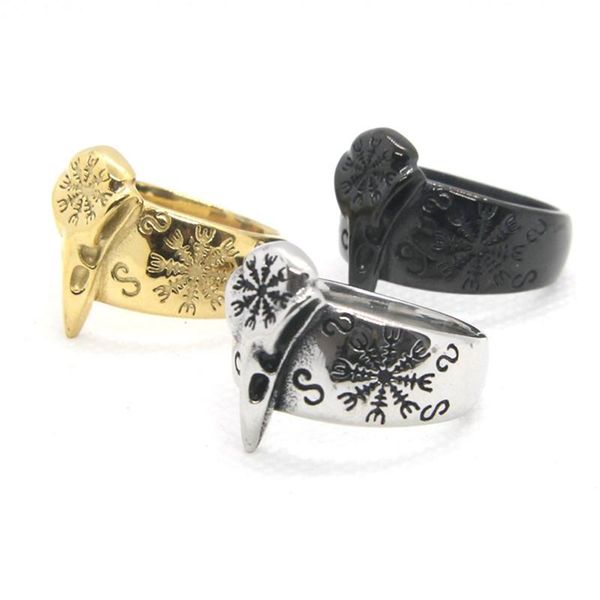 

cluster rings 1pc support dropship size 7-13 vickings style cool ring 316l stainless steel jewelry golden silver black color