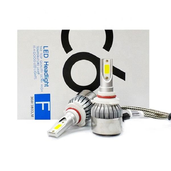 

car headlights auto kit led h7 6500k 8000lm h1 h4 h3 h8 h9 h11 9005 9006 h13 bulbs 12v 36w c6 headlight bulb bright lamp light