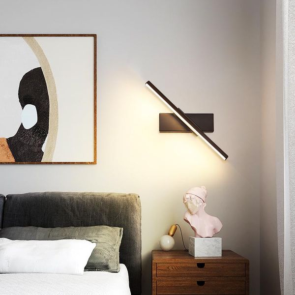 

luminaires modern led wall lights for living room bedroom bedside kitchen lustres black&white sconce lamp