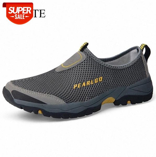 

wotte summer breathable canvas men loafers shoes slip on casual shoes men's net soft driving shoe outdoor for man big size 38~46 #ml3d