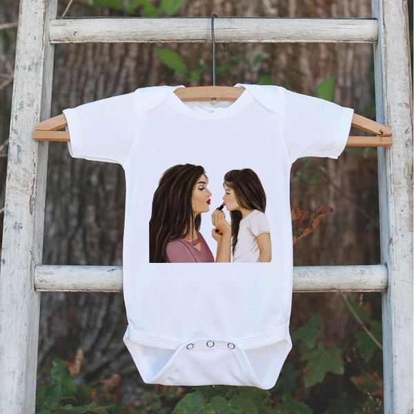 

rompers super mom aesthetic girls baby bodysuit fashion summer born o-neck romper cozy soft casual overalls and jumpsuits, Blue