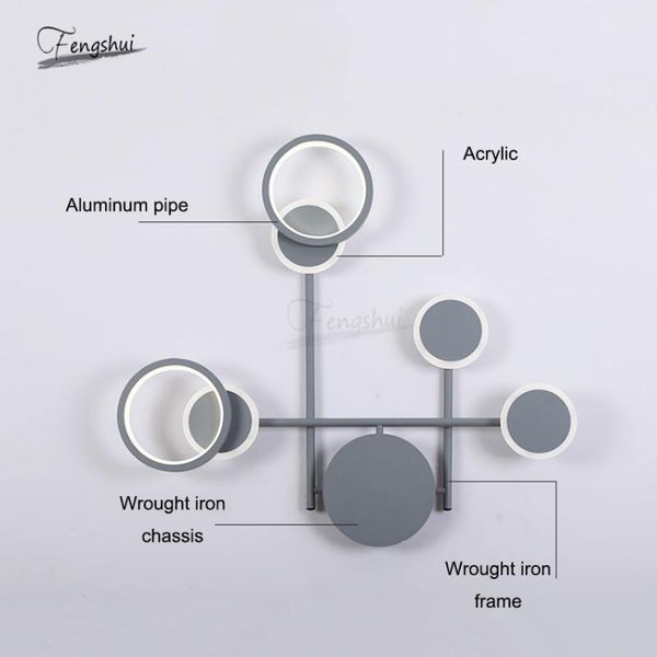 

modern creative art led lamp wall living room bedroom bedside sconces minimalist dining balcony aisle loft lights