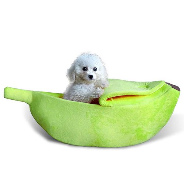 

kennels & pens pet dog bed banana shaped winter warm soft kennel cat house nds