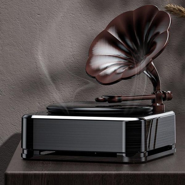 

simulation record player car aroma diffuser retro style m2ed air freshener