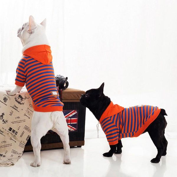 

dog apparel ly pet hoodie spring striped puppy classical red stripes hooded costume comfortable outwear clothes