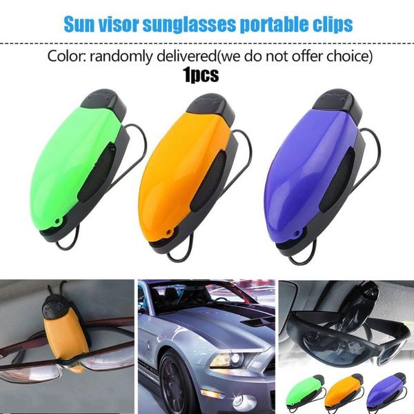 

car organizer 1pcs vehicle accessory sun visor sunglasses eye glasses card pen holder clip wholesale
