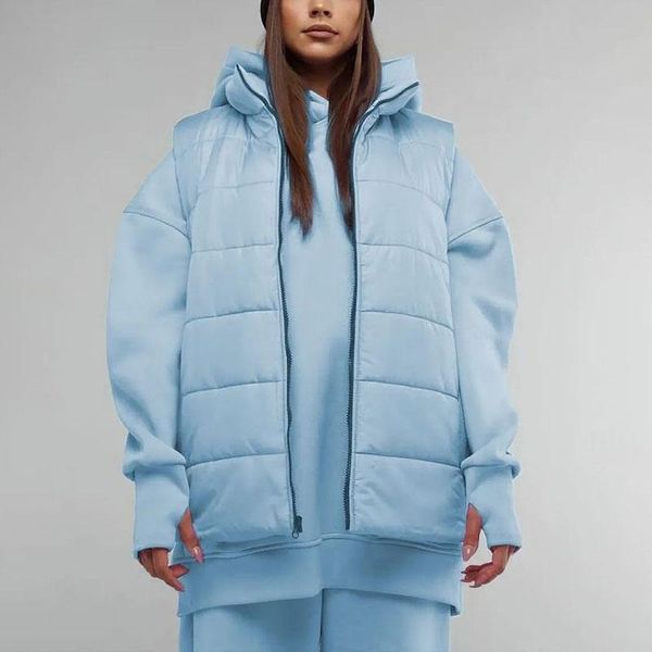 

women's two piece pants xmax fashion casual sport sweatshirts suits women elegant ankle banded suit loose solid cotton vests ladies, White