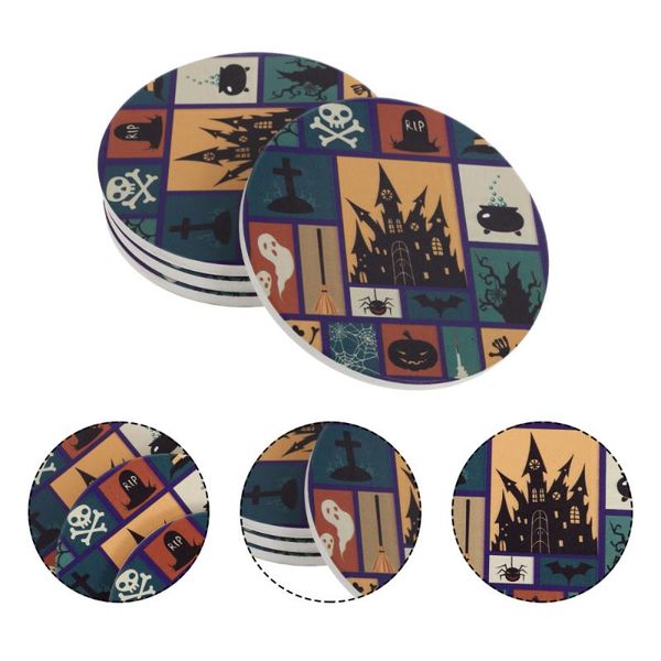 

mats & pads 4pcs absorbent cup heat-insulated (assorted color)