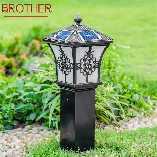 

lawn lamps brother outdoor solar lights retro garden lamp led waterproof ip65 home decorative for villa duplex