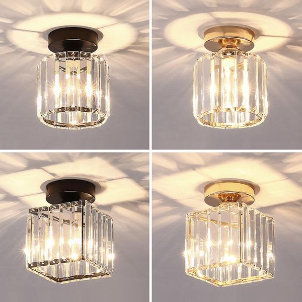 

pendant lamps simple modern aisle lamp corridor crystal ceiling nordic light luxury entrance hall creative balcony