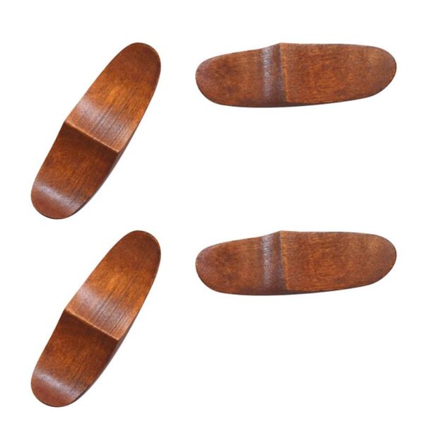 

chopsticks 4pcs wooden rack household holder ceative tableware