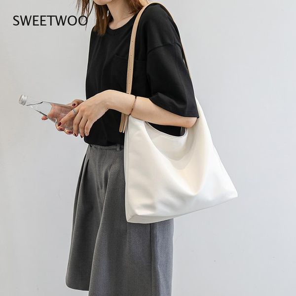 

evening bags large capacity messenger shoulder bag korean canvas japanese shopping nylon tote ins ladies handbag clutch